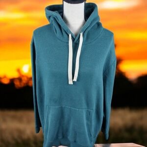 Member's Mark Hoodie Sweatshirt Green Luxe Knit Pullover 2xl Newport Boyfriend